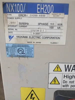 2007 Yaskawa Motoman EH 200 - 150 High-Payload Material Handling | ACES Robotics Ltd (5)