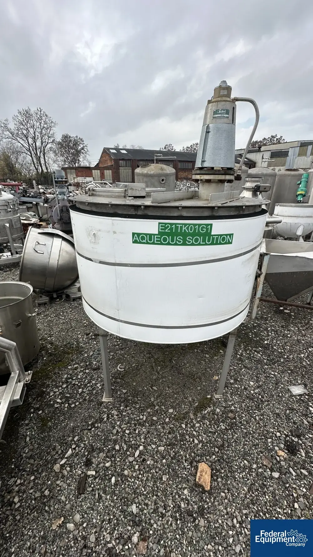 N/A 275 Gal Stainless Steel Mix Tank, 304 S/S
