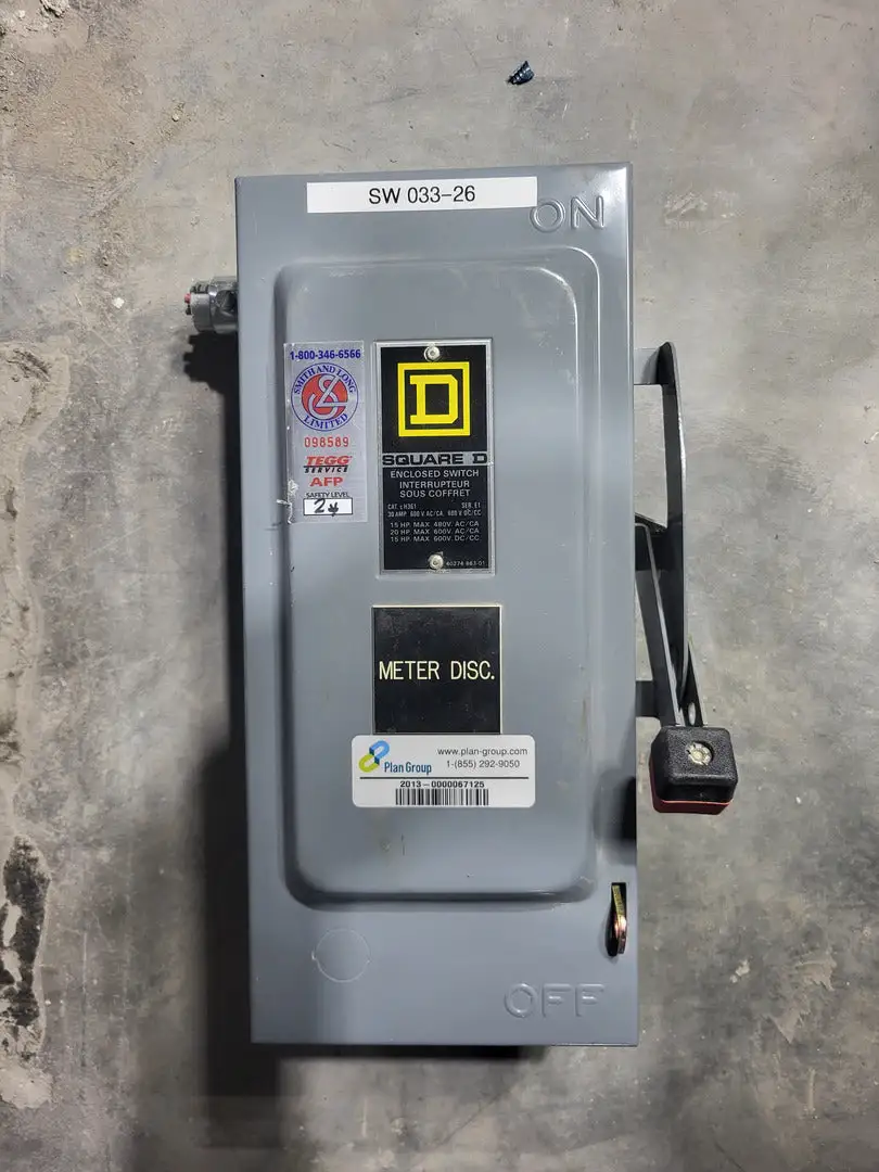 USED SQUARE D CH361