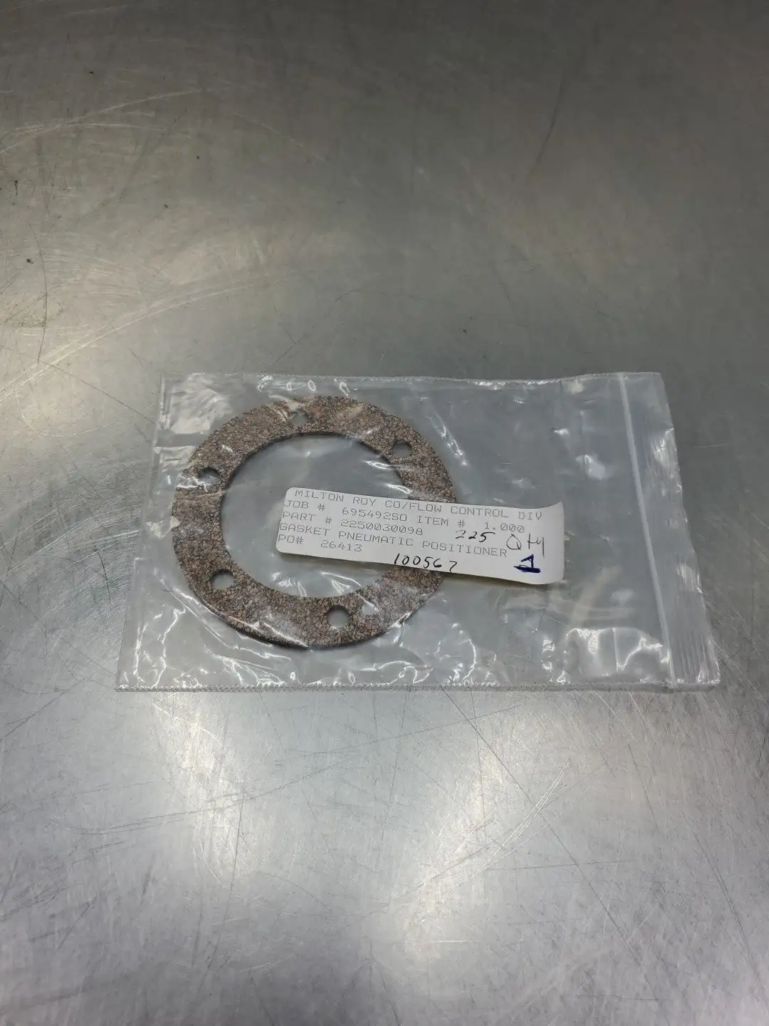 USED Milton Roy 2250030098 Pneumatic Positioner Gasket