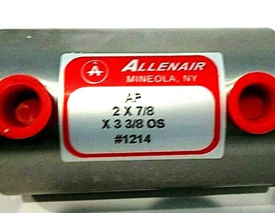 NEW ALLENAIR AP 2 X 7 /8 X 3 3 /8 OS AIR CYLINDER AP2X87X338