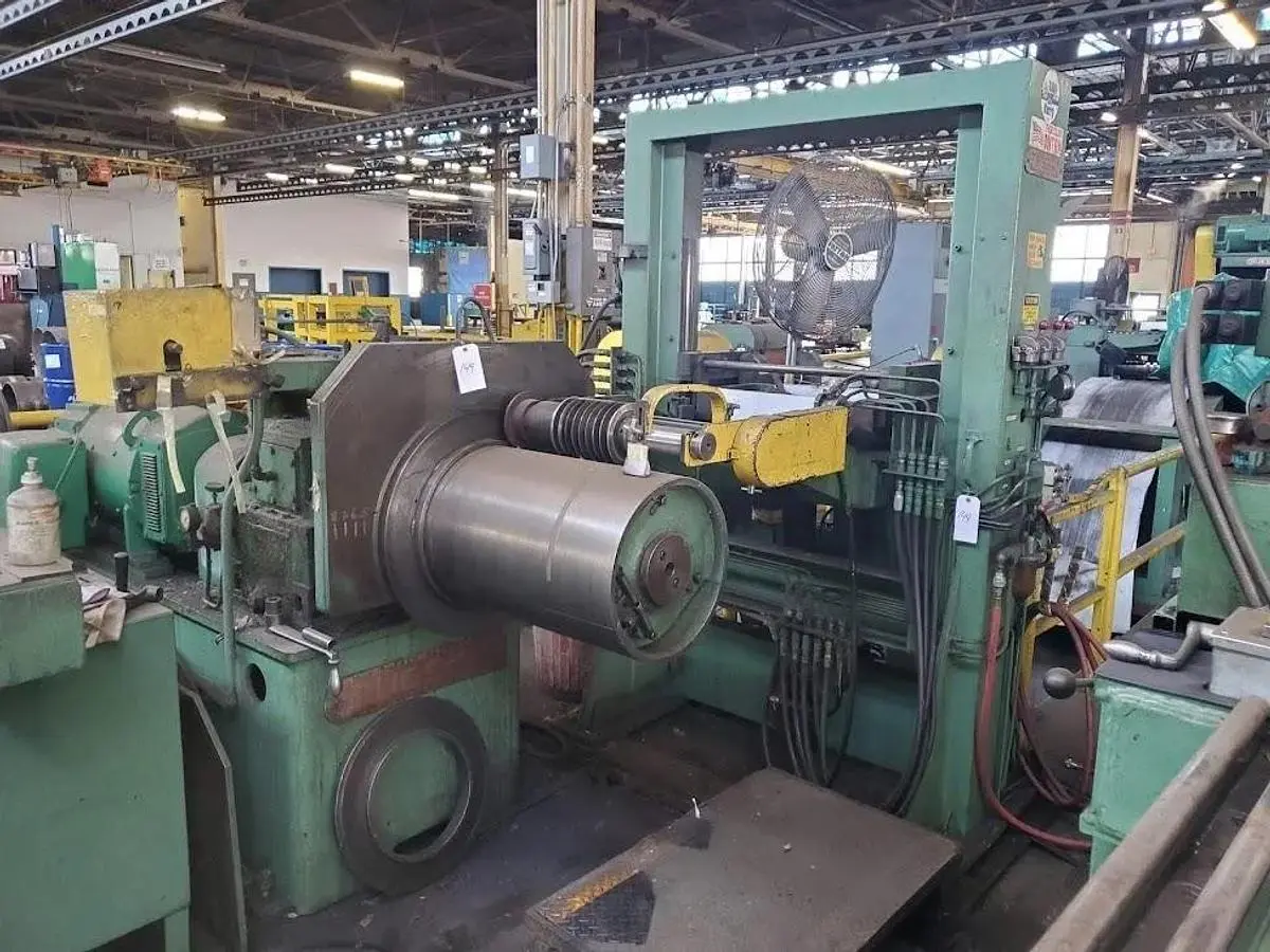 18” x .025” - .003” Ruesch Ring Type Precision Double Loop Slitting Line