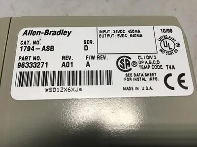 USED ALLEN BRADLEY 1794-ASB SER D