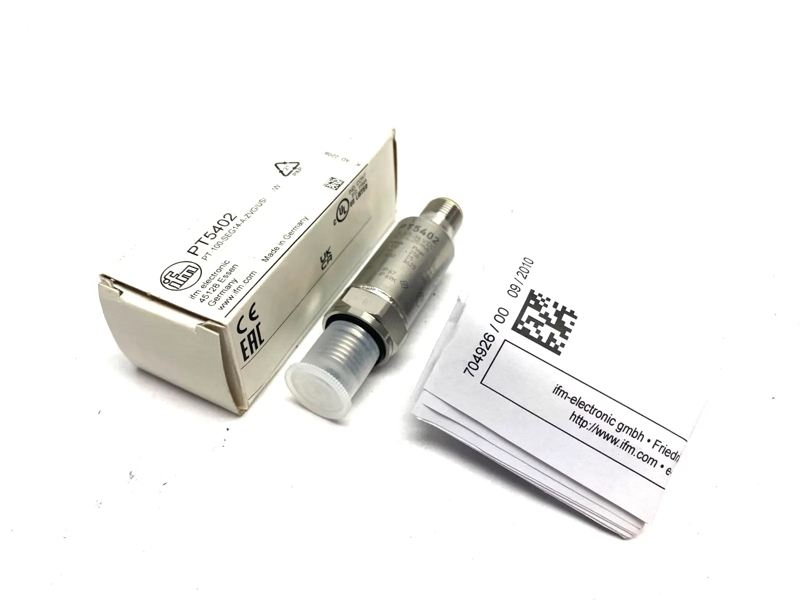 USED IFM PRESSURE TRANSMITTER 1/4" 1450PSI