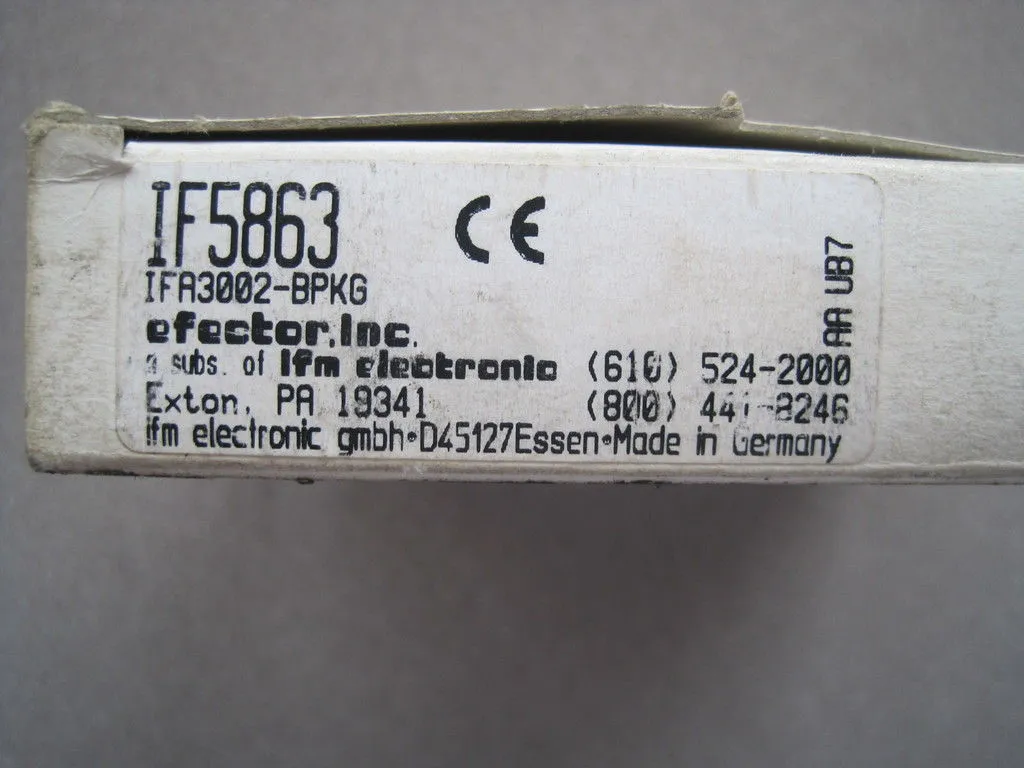 NEW EFECTOR IFA3002-BPKG SENSOR IF5863 IFA3002BPKG