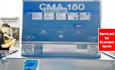 CMA180 PASS THRU HIGH TEMP DISHWASHER