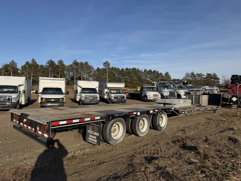 Used 2017 FELLING FT-80-3 OTR-L Lowboy Trailers Minnesota US | Carco Truck & Equipment #1514042