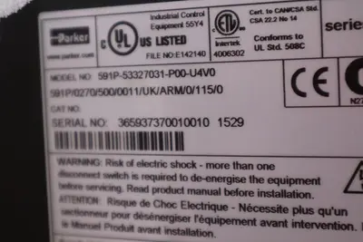 PARKER 591P-53327031-P00-U4V0 / 591P53327031P00U4V0 - NEW IN BOX - STOCK GF964