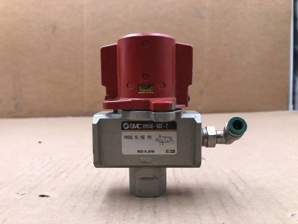 SMC VHS40-N02-Z PNEUMATIC VALVE 3 port LOCK OUT , Aluminum 15-150PSI