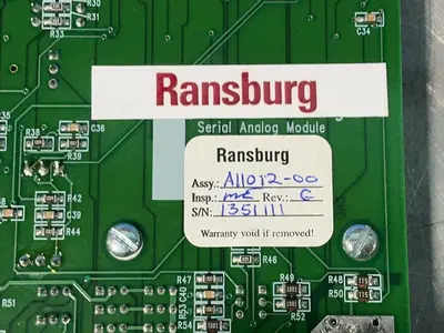 Used RANSBURG A1101200 Input / Output Modules Ohio US | HGR 24 #1324393