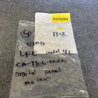 Used LFE CA-7706-0000 Meters - Misc California US | Davliegogo LLC #1707229