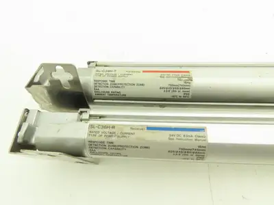 Keyence SL-C36H-R|SL-C36H-T Light Curtain Transmitter Receiver Set 700mm 24VDC
