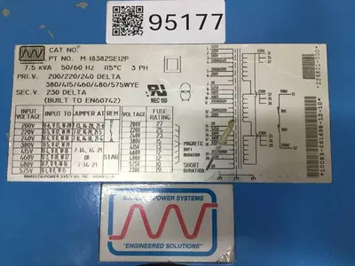 USED MARELCO POWER SYSTEM M-18382SE12P