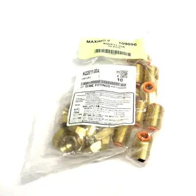 NEW SMC BRASS BULKHEAD UNION FITTING 3/8" OD TUBE