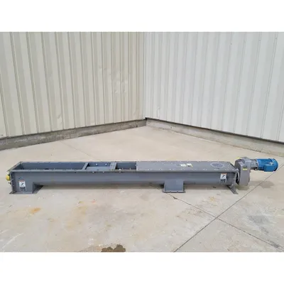 Used 9" dia. X 10'L Industrial Screw Auger Conveyor