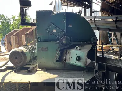 USED COMPLETE WOOD WASTE LINE BMM, CHIPMASTER, PEERLESS