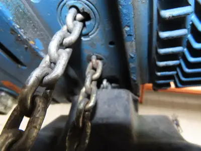 Demag Electric Chain Hoist 1/2 Ton 1000 LB 13' Travel 16/4 FPM 2 Speed 460V
