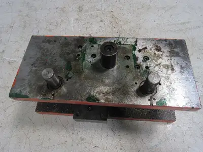 Danley 2 Pin Punch Press Die Shoe Set 16"X6" X 1"