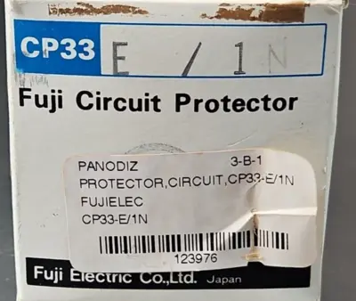 FUJI CP33-E/1N Protector circuit AC 250V 50/60 Hz. Loc4C28