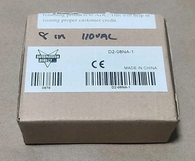 NEW AutomationDirect D2-08NA-1