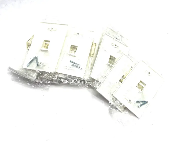 New | in-Stock MONOPRICE 1-GANG WALL PLATE FOR KEYSTONE, 1-PORT WPK-1 Electrical Fittings | Maverick Industrial Sales #1119572