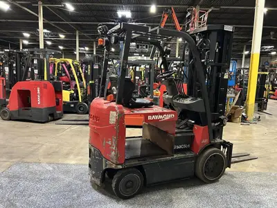 Used 2020 RAYMOND 4750C50S 4-Wheel Sit down Electric Counterbalance Forklifts Illinois US | Somerset Equipment Sales #1546142