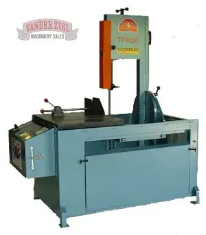 New | in-Stock ROLL-IN TF1420 Vertical Band Saws Michigan US | Vander Ziel Machinery Sales #480367