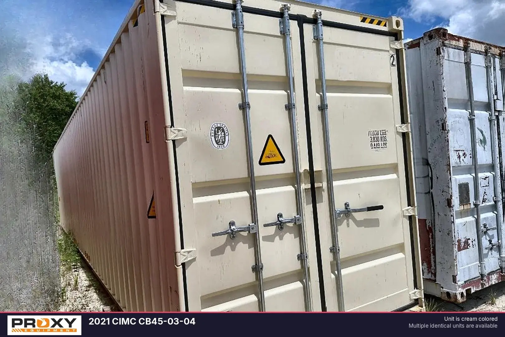 Used 2021 CIMC CB45-03-04 Sheds Louisiana US | Proxy Equipment #1384998