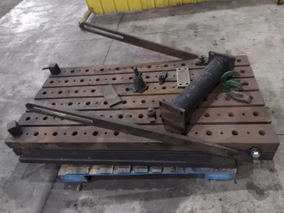 70" X 48" T-SLOTTED ADJUSTABLE ANGLE PLATE: YOBRO #24019