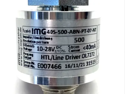 40S-500-ABN-PT-07-NT, IMG 40S-500-ABN-PT-07-NT, 16-086-11520 | IMG 40S-500-ABN-PT-07-NT Rotary Shaft Encoder 16-086-11520 - New Other