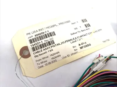 New | in-Stock Yaskawa Cable Assembly, Pigtail I/O, Female, HC-DTP Cable & Wire Michigan US | Maverick Industrial Sales #1391359