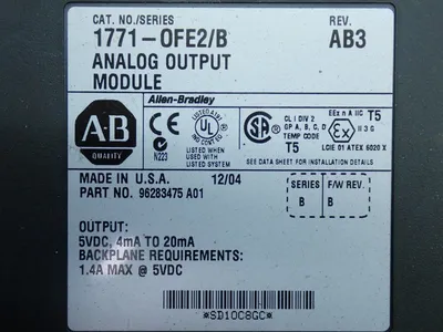 Used ALLENBRADLEY 1771OBN PLC Input & Output Ohio US | HGR 24 #1095281