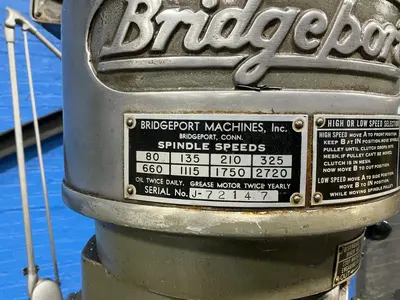 Used BRIDGEPORT 78588 Vertical Mills Ohio US | HGR 24 #1478274