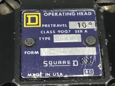 USED SQUARE D 9007-AEQ2699