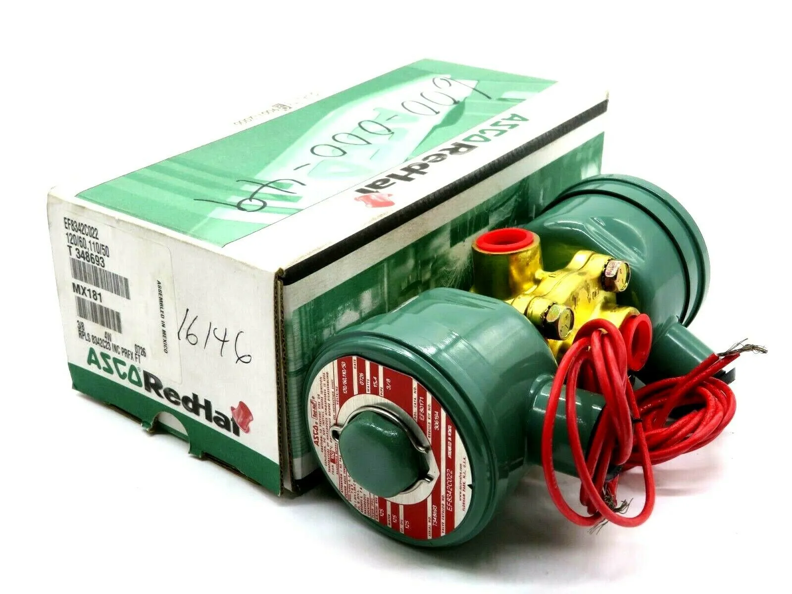 NEW ASCO EF8342C022 SOLENOID VALVE DOUBLING ACTING