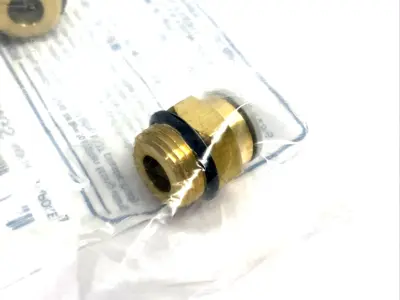 KQ2H10-U03A | SMC  Pneumatic One-Touch Fitting 10mm Tube O.D. G 3/8" 5-PACK - New