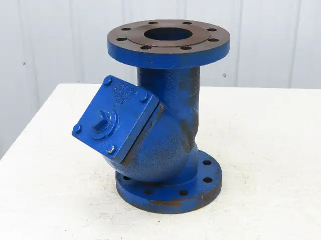Titan FCI YS59 Cast Iron Wye Strainer 4" Y Class 250 SWP
