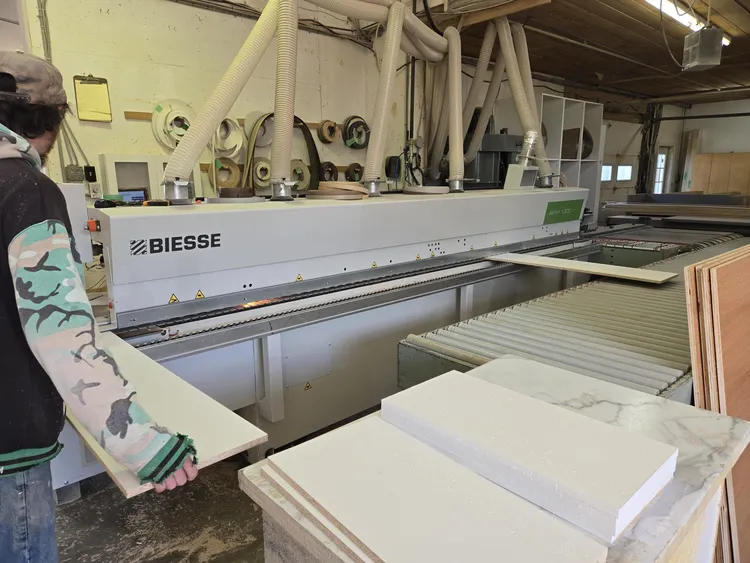 Used 2016 BIESSE AKRON 1300 BIESSE AKRON 1300 Edge Banders Ontario CA | Aldan Woodworking Machinery #1252688