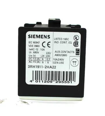 USED SIEMENS 3RH1911-2HA22