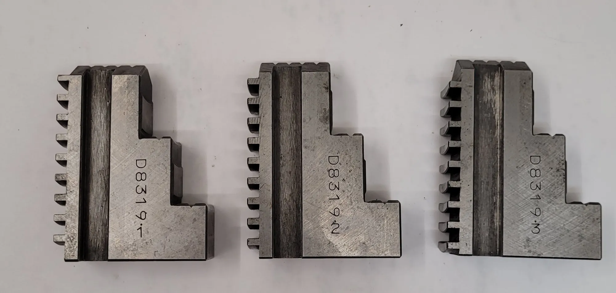 Lathe Chuck Jaws – 3 Piece Set