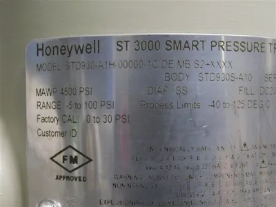 USED HONEYWELL STD930-A1H-00000-1C DE MB S2+XXXX