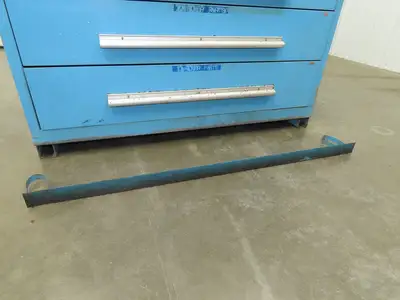 Nu-Era Modular Tool Storage Cabinet 10 Drawer 45x28x61" Stanley Vidmar Blue
