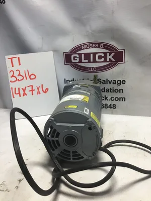 GAST vacuum pump model number 0523-5190-G582dx date code 0600
