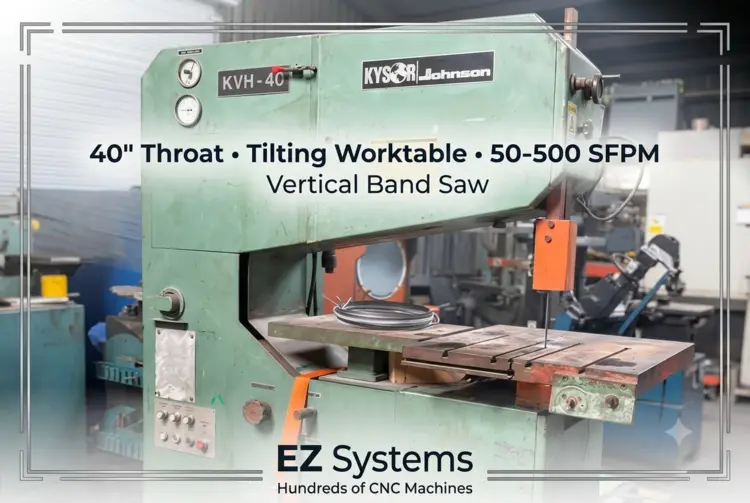 Used KYSOR JOHNSON KVH-40 Vertical Band Saws California US | [EZ] EZ Systems #1228081