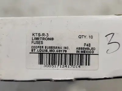 USED COOPER BUSSMAN INC. KTS-R-3