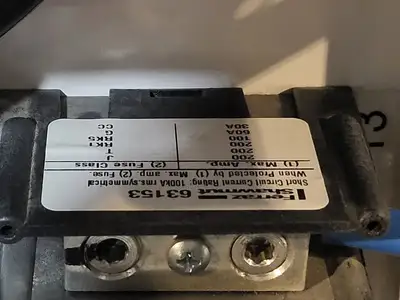 30hp, 600V, 100A, FVNR Starter, Size 3