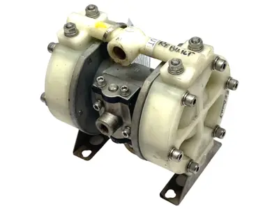 Used Yamada Diaphragm Pump Polypropylene Santoprene 3/8" AODD 6 GPM 852679 Diaphragm Pumps Michigan US | Maverick Industrial Sales #1395285