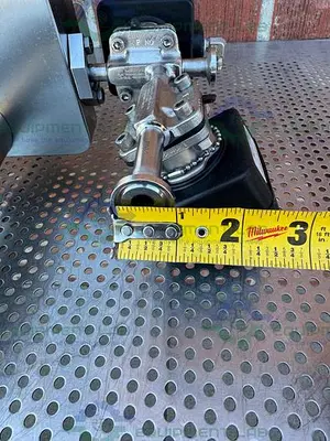USED MILLIPORE STAINLESS STEEL PELLICON FILTER HOLDER W/ ITT VALVES, ACTUATOR
