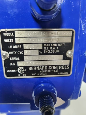 NEW BERNARD WELDING SQ60MG-25-96022
