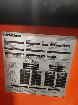 USED 2002 RAYMOND EASI R30TT